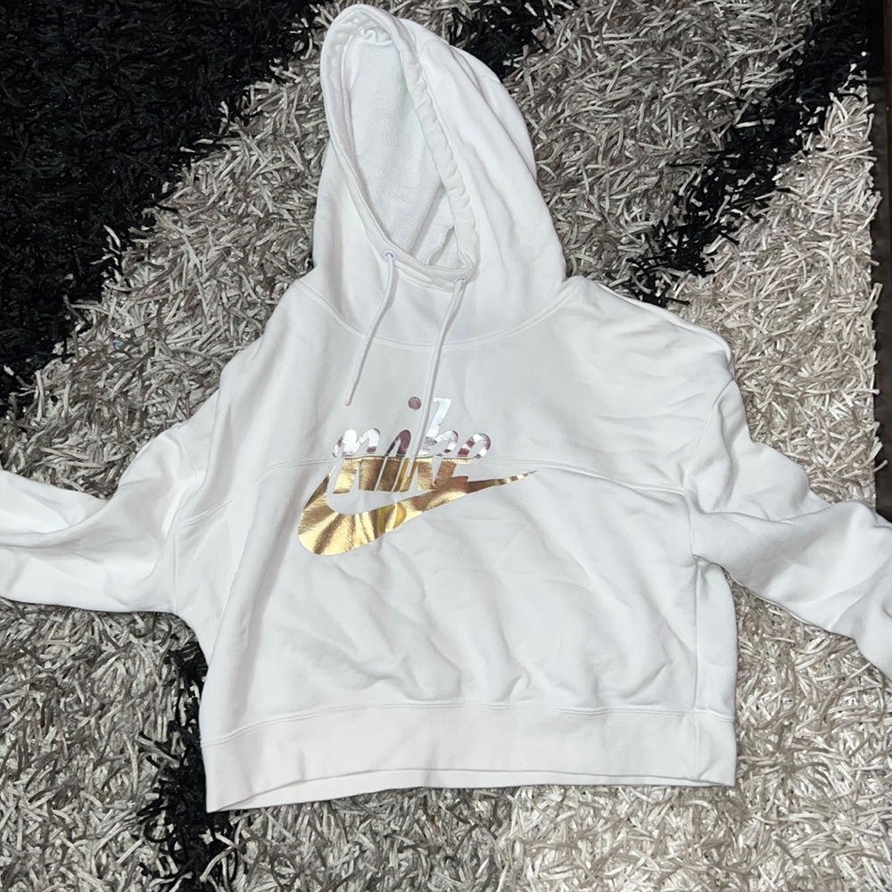 Womens Small NIKE crop top hoodie